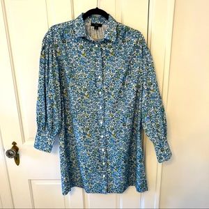 JCREW floral bottom down dress